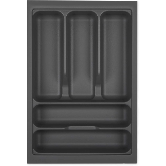 Вставка для столових приборів Orga-Box I 319x473 мм, оріон-сіра з перловою структурою та антиковзаючим покриттям для Tandembox Antaro/Intivo та ModernBox, органайзер для кухонної шухляди 40 см