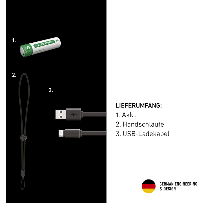 Ліхтарик Ledlenser P6R Core QC, мультиколірний LED (білий, червоний, зелений, синій), акумуляторний, 270 лм, 335 м, для полювання, риболовлі, аутдору