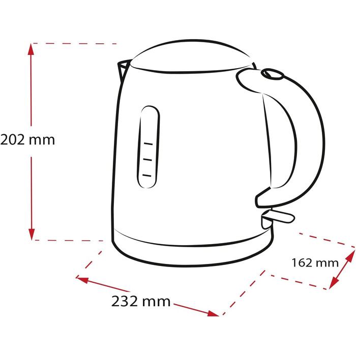 Електрочайник MELITTA Prime Aqua Mini, 1.0 л, 2200 Вт, нержавіюча сталь, металевий сірий