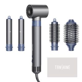 TANSHINE 5-в-1 Мультистайлер для волосся: фен, випрямляч, об'єм, локони - 110 000 об/хв, іонізація