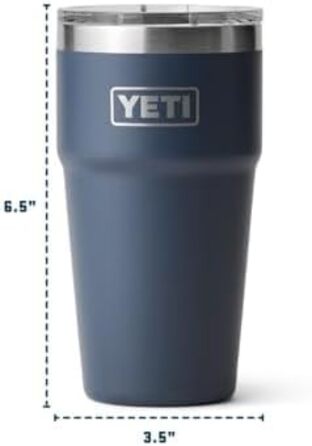 Термос YETI Rambler з кришкою MagSlider, Navy, 20 oz (591 мл)