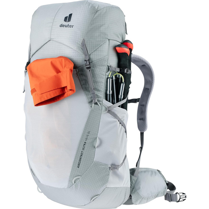 Жіночий ультралегкий трекінговий рюкзак Deuter Aircontact Ultra 45+5 л, Tin-shale