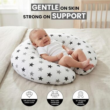 Подушка для годування Cuddles Collection Stillkissen 4-в-1 (Райдуга) багатофункціональна, для вагітних та годуючих мам