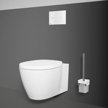 Тримач для туалетного йорша Ideal Standard IOM Cube, настінний, хромований метал