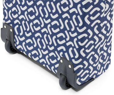 Сумка-візок reisenthel Trolley M Signature Navy, срібна рама, водонепроникна, з блискавкою, для покупок