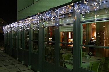 Світлодіодна гірлянда Gartenpirat 4,2 м 168 LED бурштинова, таймер, для вулиці та дому, новорічна ілюмінація