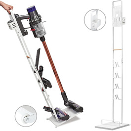 Підставка-органайзер для пилососів Dyson V15/V12/V11/V10/V8/V7/V6, аксесуари, біла, BRIAN & DANY
