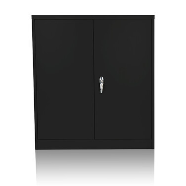 Шафа для документів COLOR AS, 105 x 90 x 40 см, металева, чорна, hjh OFFICE