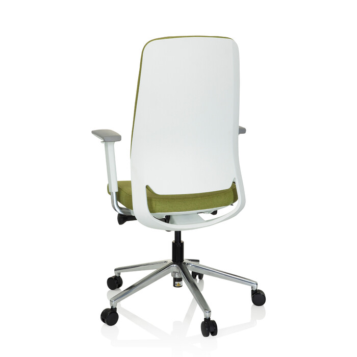 Офісне крісло / поворотне крісло CHIARO T4 WHITE тканина зелена hjh OFFICE