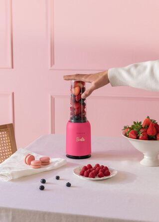 Портативний міксер для смузі та молочних коктейлів CREATE MOI, 400 мл, скло, BPA-free, 230 Вт, кремово-білий, з лезами з нержавіючої сталі