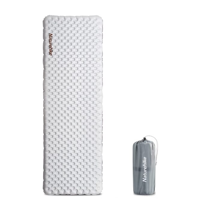 Самонадувний кемпінговий килимок Naturehike Thermal 5.8 R-Value, ультралегкий całрічний туристичний мат для сну, вологостійкий, з сумкою для повітря