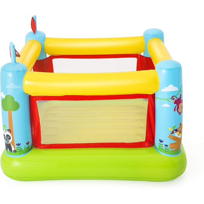 Надувний батут Bestway Fisher-Price Bouncetastic 175x173x135 см для дітей