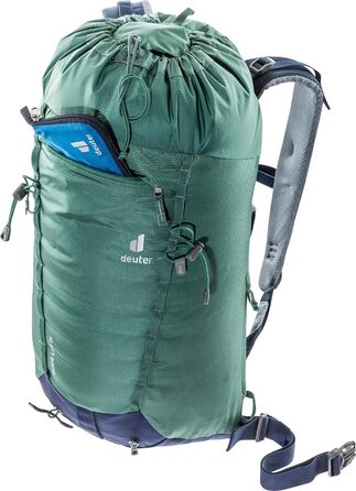 Рюкзак Deuter Guide Lite 24 л унісекс, сіро-зелений/синій, для туризму