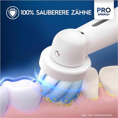 Електрична зубна щітка для дітей Oral-B Pro Junior, біла