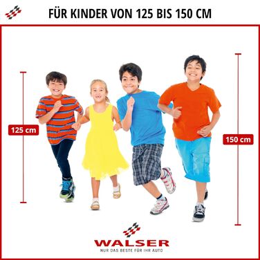 Дитяча автопідставка WALSER Lino Basic, 15-36 кг, синя, європейська якість, сидіння для автомобіля, ECE R-44