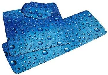 Подушка для шиї Kleine Wolke Bubble, ПВХ, морська синь, 32x22 см