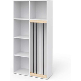 Дитячий стелаж Vicco Marvin білий 72x143 см без коробок