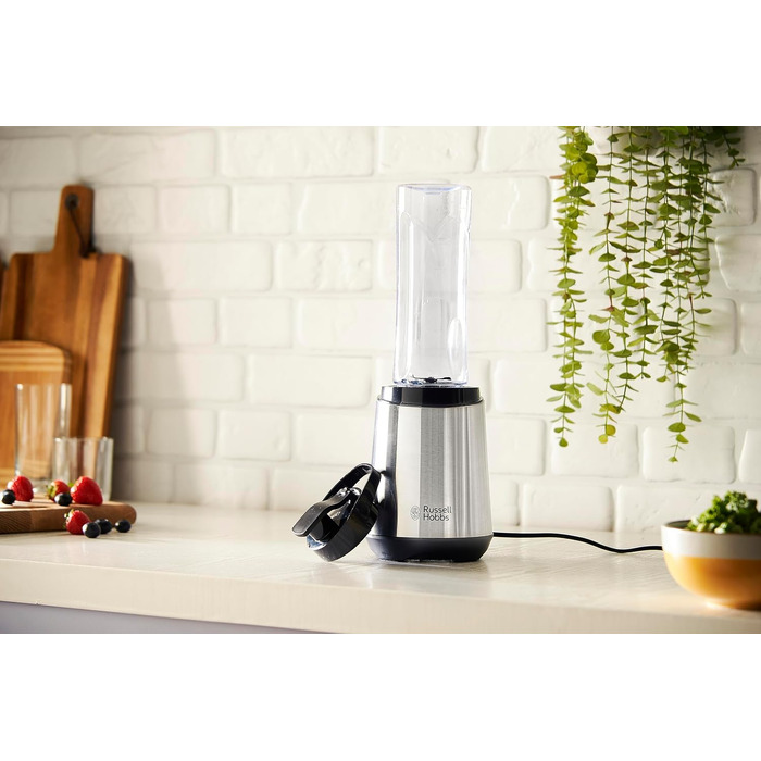 Стаціонарний блендер Russell Hobbs 23472-56 для смузі та коктейлів, 23500 об/хв, чаша 600 мл (BPA-free), нержавіюча сталь