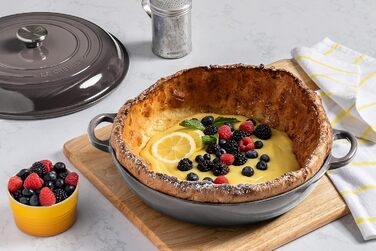 Le Creuset Signature Чавунний горщик Gourmet, Ø 3,5 л, для всіх плит, включно з індукцією, 5,555 кг, Колір: Офенрот