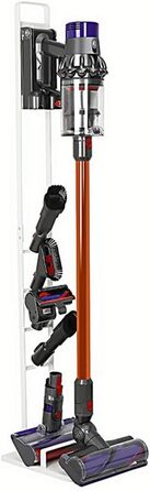 Підставка-органайзер Bison для акумуляторних пилососів Dyson V6, V7, V8, V10, V11, V15, DC30, DC31, DC34, DC35, біла, тримач-рамка
