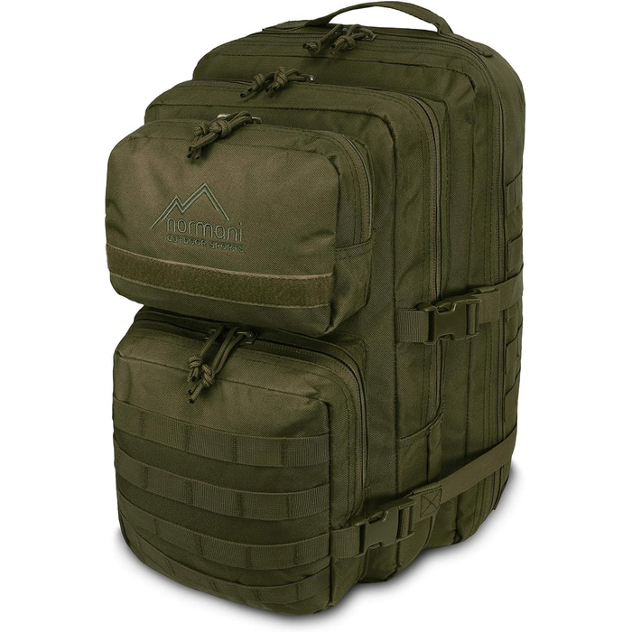 Рюкзак normani US Assault Cooper Pack Large у військовому стилі, місткий тактичний рюкзак для туризму та армії