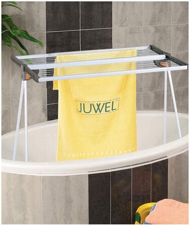 Сушарка для білизни Juwel Twist 140, 13,7 м, переносна з настінним кріпленням, для великої білизни, ідеальна для кемпінгу