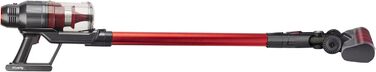 Вертикальний та ручний пилосос H.Koenig UPX22, червоний, 121x25x23 см