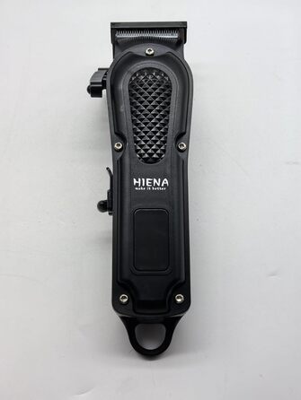 HIENA PRO Професійна машинка для стрижки волосся і бороди для чоловіків, бездротова, з LED-дисплеєм, чорна, тример для перукарів