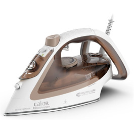 Праска Calor Easygliss Eco, 2800 Вт, 50 г/хв (пар), 240 г/хв (парний удар), Durilium Airglide, Made in France, FV5780C0