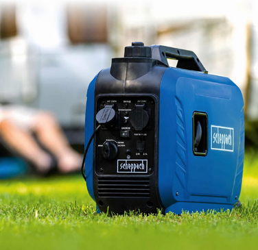 Генератор струму Scheppach SG2500i інверторний бензиновий | 2000W | 2x 230V, 2x USB | 64,1dB