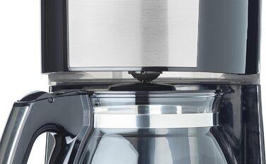 Кавоварка Melitta Enjoy Top Timer, фільтр, скляна колба, таймер, 10 чашок, чорна