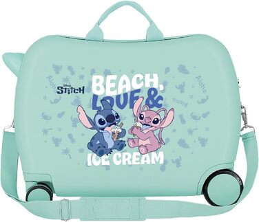 Дитяча валіза Disney Stitch для подорожей, 45 см, пляжний принт (33 x 50 x 20 см), унісекс