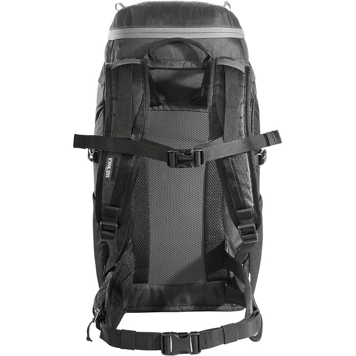 Рюкзак для походів Tatonka Hike Pack 32 л з вентиляцією спини та дощовиком, легкий і зручний туристичний рюкзак, чорний/сірий