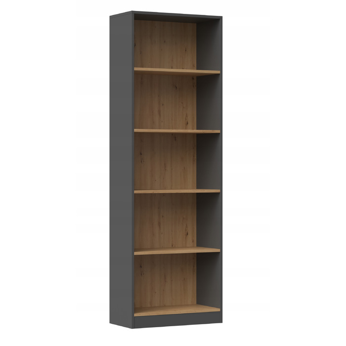 Стелаж TopEshop, дуб артизан, 60х182х30 см, 5 полиць