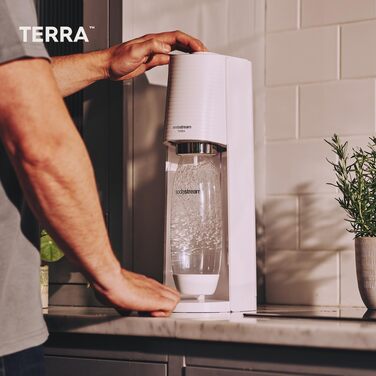 Сифон для газування води SodaStream TERRA з 3 пляшками по 1л та циліндром CO2