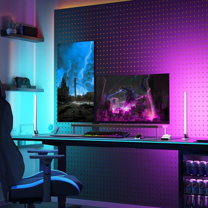 Govee Ігрові розумні світлові панелі для підсвічування монітора, RGB LED, керування через додаток