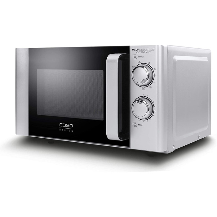 Мікрохвильова піч з грилем CASO MG 20 Ecostyle Ceramic, 20 л, керамічне дно, двоярусне приготування, сучасний дизайн