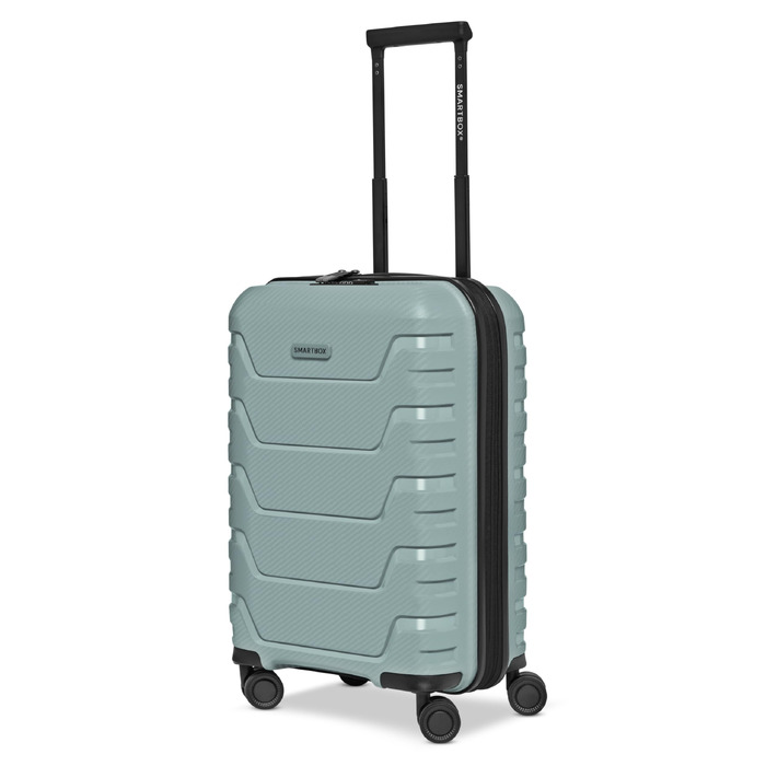 Валіза Smartbox Koffer M розширена 66 см, містка від 71 до 80 л, легкий дорожній тролей на 4 колесах з поліпропілену, TSA замок, м'ятний колір (Edition 01)