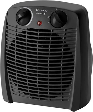Обігрівач Taurus Alpatec New Gobi 2000Вт, 2 режими, термостат, захист, чорний, для 20м²