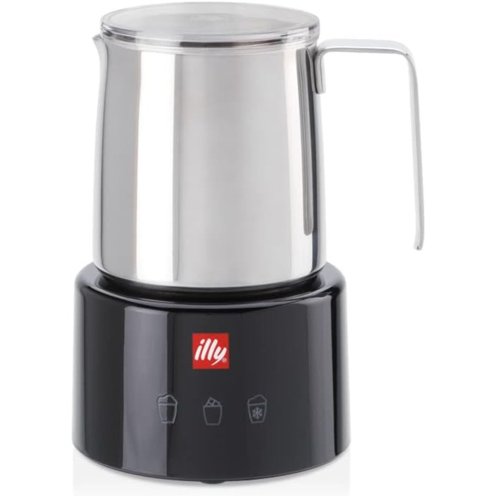 Електричний спінювач молока illy чорний, дизайн Piero Lissoni