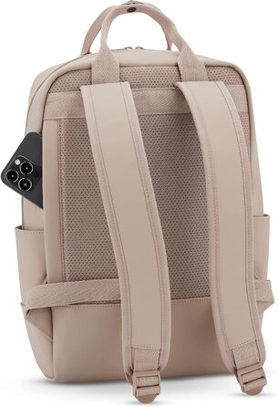 Жіночий рюкзак Johnny Urban Hailey, елегантний міський daypack з відділенням для ноутбука 14'', водостійкий, бежевий, для університету, бізнесу, школи