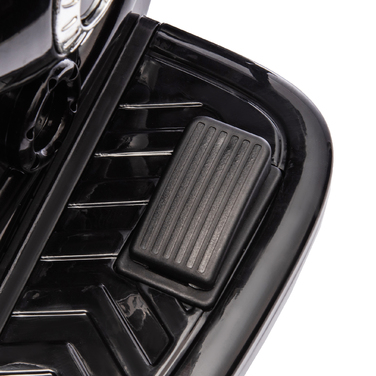 Дитячий електричний мотоцикл AIYAPLAY, дитячий мотоцикл 6V з музикою, дитячий транспортний засіб зі світлодіодною фарою, 3-5 км/год, для дітей 3-6 років, макс. 25 кг, чорний
