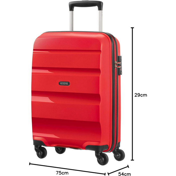 Валіза American Tourister Bon Air Spinner L, 75 см, 91 л, червона, для подорожей