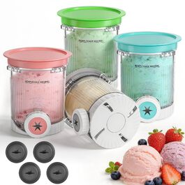 Контейнери Hejo для Ninja Creami Deluxe (4 шт, 680 мл) - Пінта для морозива NC500/NC501/NC700eu