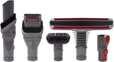 Набір аксесуарів 5-в-1 для пилососа Dyson V8 V7 V10 V6 DC19 DC29 DC34 DC33 DC35 DC62 — насадки, щітки, адаптер, змінні деталі