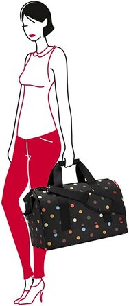 Дорожня сумка Reisenthel Allrounder L з великою косметичкою Toiletbag XL, горошок