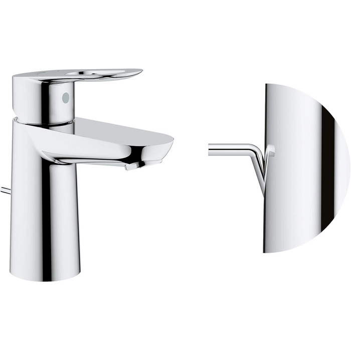 Змішувач для ванної кімнати Grohe BauLoop, водозберігаючий, хром, 23335000