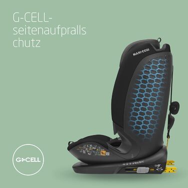 Дитяче автокрісло Maxi-Cosi Titan Plus i-Size, 76-150 см, з G-CELL захистом, 4 положення, чорне