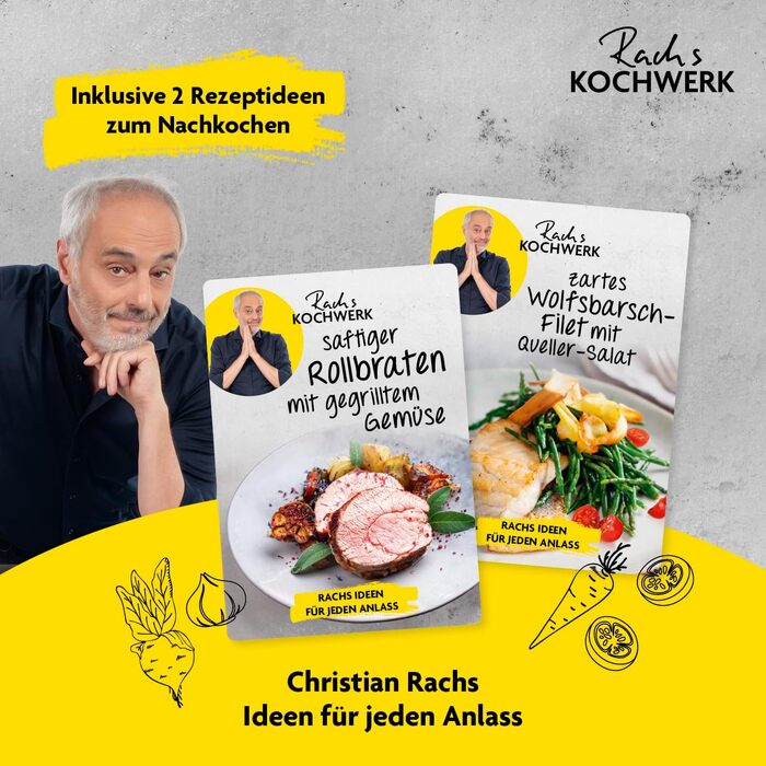Аерофритюрниця Rachs KOCHWERK Vario-Doppelkammer 9 л з подвійною камерою, сенсорним керуванням та 8 програмами, 2700 Вт, чорна