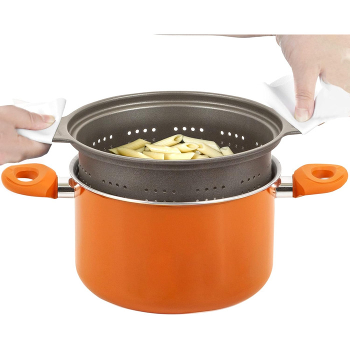 Набір каструль BRUNNER Mandarina, 9 предметів, антипригарне покриття